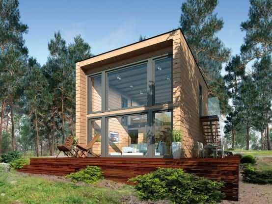 Construction neuve d'une maison RE2020 à Lille avec le système de blocs bois Clipsyblok par Artéos Construction